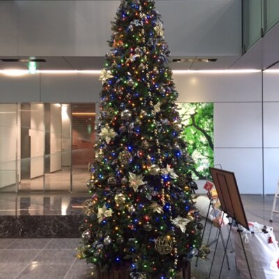 神奈川県・横浜市・湘南地域のクリスマスツリー設営事例２